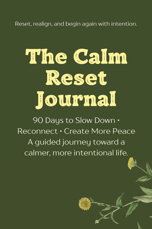 The Calm Reset Journal – 90-Day Digital Guided Journal